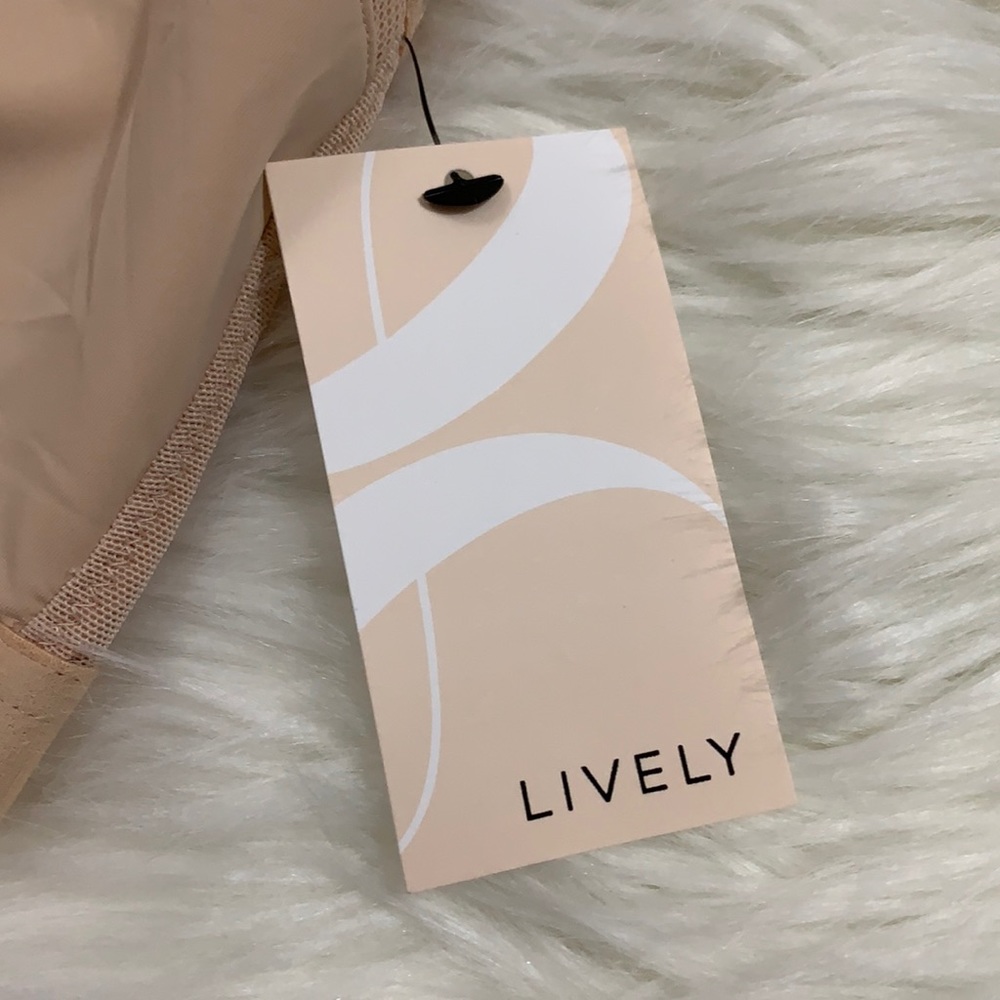 NWT Lively The Mesh Busty Bralette Toasted Almond - Picture 7 of 15